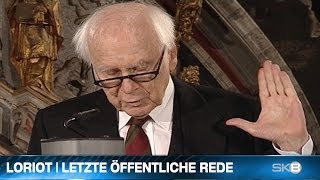 LORIOT  LETZTE ÖFFENTLICHE REDE  VICCO VON BÜLOW [upl. by Sumner]