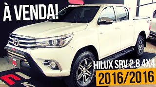 TOYOTA HILUX SRV 28 4X4 DIESEL 20162016 A VENDA hilux4x4 [upl. by Phila]