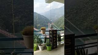 Hotel selfie point Peepaldali bridge tehri lake best hotel in Uttarakhand [upl. by Aisyla]