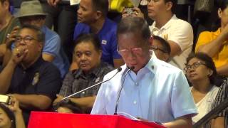 VP Binay lambasts Aquino administration at UNA launch [upl. by Atikahc]