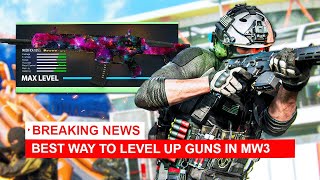 The FASTEST WAY to LEVEL UP Guns in Modern Warfare 3 BEST XP METHOD [upl. by Laehpar]