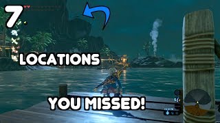 7 COOL LOCATIONS YOU MIGHT HAVE MISSED IN BREATH OF THE WILD [upl. by Paulita]