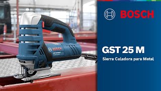 Sierra Caladora GST 25 M  La Sierra Caladora para Metal Bosch [upl. by Pena]