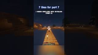 Horror mods in skyblock part 6shortsshortsfeedviral [upl. by Radferd]