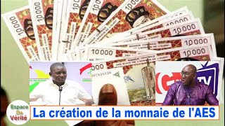 Urgent La création de la monnaie de lAES validé [upl. by Atteirneh]