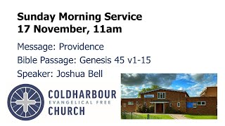 Sunday Morning Service  17 November 11 am [upl. by Grindlay179]