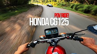 HONDA CG125  POV Ride  CB150 SEY RACE 😂 [upl. by Nettle]