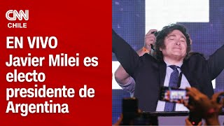 JAVIER MILEI es el NUEVO PRESIDENTE DE ARGENTINA  Cobertura Especial Balotaje 2023 [upl. by Chirlin]