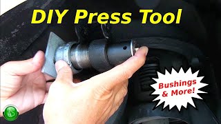 How To Replace Control Arm amp Trailing Arm BushingsDIY Tool [upl. by Lambart]