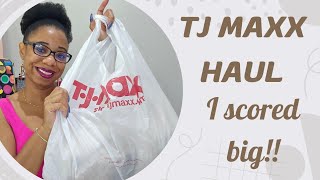 TJ MAXX HAUL I FINALLY FOUND THE VIRAL BAG Moknowsbeauty [upl. by Woodring]