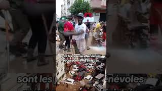 ESPAGNE LES AFRICAINS SE SACRIFIENT pour VALENCE valence immigré africain inondations [upl. by Yarvis733]