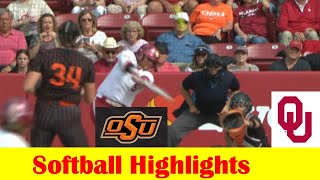 4 Oklahoma State vs 2 Oklahoma Softball Game 3 Highlights May 5 2024 [upl. by Carlen]