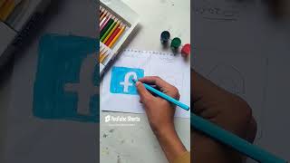 Which colour is best pencil🆚water colour subscribe shotrs [upl. by Howell]