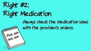 10 Rights of Medication Administration [upl. by Akeem]