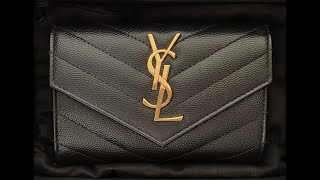 Review of the YSL Small Envelope Wallet [upl. by Netty]