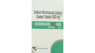 SOBIMUNE EC 500 Tablets Sodium Bicarbonate Enteric Coated Tablets 500 mg [upl. by Gillespie]