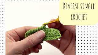 Reverse single crochet [upl. by Young]