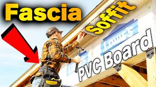 How To Install Soffit Fascia And PVC Board [upl. by Niamart898]