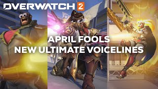 April Fools New Ultimate Voicelines  Overwatch 2 [upl. by Kinemod]