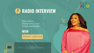 Radio 2000 interview with Penny Lebyane [upl. by Newbill328]