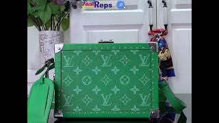 Louis Vuitton Clutch Box M11058 Green [upl. by Earley406]