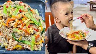 Shirataki Noodle Salad ဝဥကြာဇံသုပ် [upl. by Nazler]