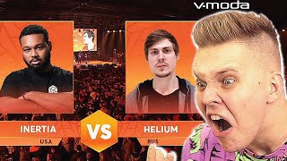 Реакция на МОЩНЫЙ БИТБОКС БАТЛ  INERTIA VS HELIUM Grand Beatbox Battle 2021 Solo [upl. by Ycinuq]