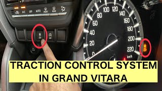 GRAND VITARA 2023  TRACTION CONTROL SYSTEM IN GRAND VITARA  HOW TRACTION CONTROL SYSTEM WORKSTCS [upl. by Thomasine332]