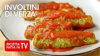 INVOLTINI DI VERZA di Benedetta Rossi  Ricetta TV Fatto in Casa per Voi [upl. by Lehplar]