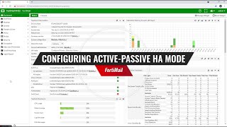 Configuring ActivePassive HA Mode in FortiMail  Fortinet Product Demo [upl. by Had]