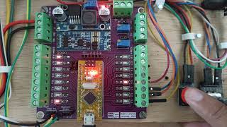 Sistem Kendali Close Loop Kecepatan Motor PWM dengan Outseal PLC Nano V5 menggunakan 1 push button [upl. by Jasper]