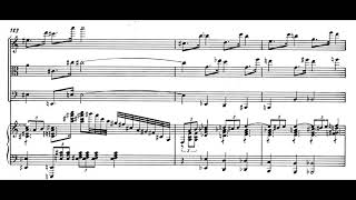 Gustav Mahler  Piano Quartet 1876 ScoreVideo [upl. by Eyahsal641]