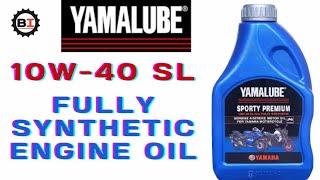 YAMALUBE 10W40 FULL  SYNTHETIC ENGINE OIL yamalube bestyamahaoil bikeinfotech [upl. by Eseila294]