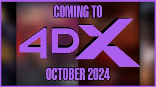 FILMS COMING TO THE 4DX MOVIE THEATER EXPERIENCE October 2024 4dx october [upl. by Noemi]