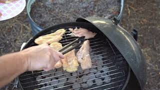 How to grill chicken breast on a charcoal grill [upl. by Ankeny]