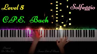 CPEBach  Solfeggio in C minor H220 [upl. by Ardme]