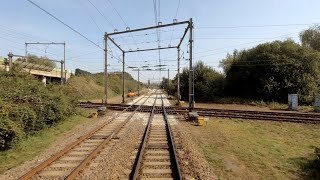 A very rare Dutch railway Xcrossing Utrecht  Baarn CABVIEW HOLLAND SGM 15sep 2020 [upl. by Nue]