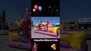 Brincolin para niñas Minie interactivo 6 x 4 mts [upl. by Ntsuj100]