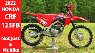 2022 Honda CRF125FB  Can It Do Stuff  ReviewModsRiding [upl. by Steffin]