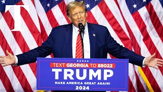 LIVE Donald Trump hosts major MAGA rally in Georgia [upl. by Leima]