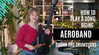 Recording Aeroband guitar and Pocket Drum Does it work [upl. by Neyut]