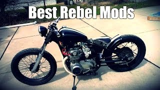 Top 5 Mods For The Honda Rebel 250 [upl. by Hermie901]