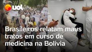 Brasileiros relatam assédio em curso de medicina na Bolívia um aluno se matou [upl. by Airb646]