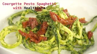 Courgette Pesto Spaghetti Recipe [upl. by Jedlicka]