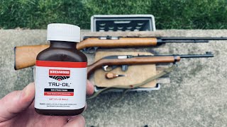 TRUOIL Stock Finish  Savage Arms Model 87a amp Marlin Model 995 [upl. by Hurwitz]