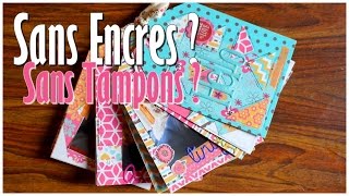 Mini Album Sans Encres amp Sans Tampons  Débutant ♡ [upl. by Leunamesoj]