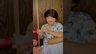 Ali ny Abdullah ko Injection lga deya 😳  trending viralvideo comedy [upl. by Aelyk525]