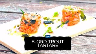 Fjord Trout tartare  by Fredrik Hald with Daniel Galmiche [upl. by Erskine]