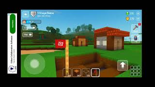 block Craft game building a new house for our own village part 1 underground housesubscribegame [upl. by Iblok454]