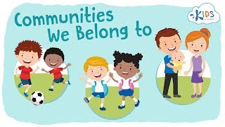 Communities for Kids  Types of Communities  Social Studies for Kids  Kids Academy [upl. by Haek601]